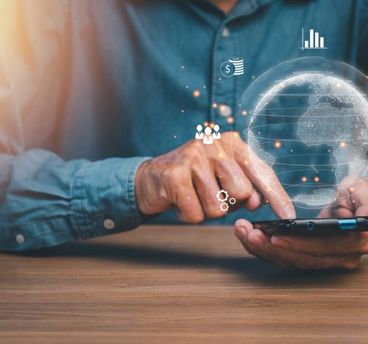 Imagem representando a agregação e distribuição de leads