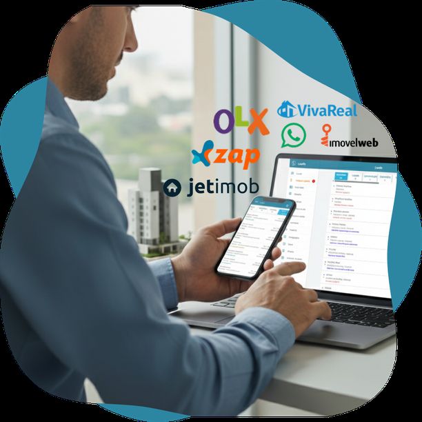 Corretor usando Leadfy integrado