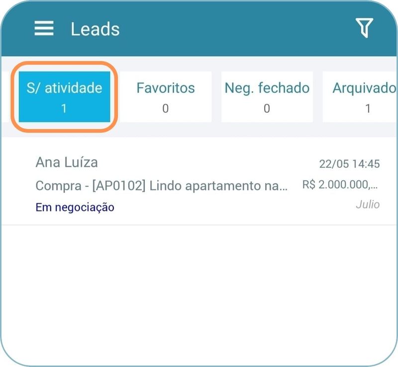 Aba S/ atividade